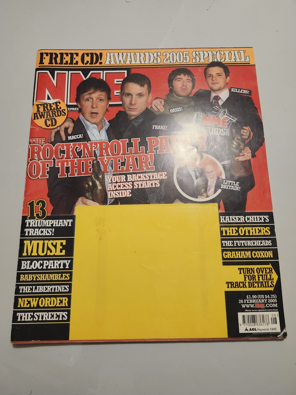 Vintage NME Magazine Rolling Stones Sex Pistols Green Day Oasis Killers Import